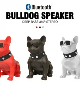 grand bulldog – haut parleur bluetooth sans fil, portable, fm, basses lourdes, qualité sonore 3d, radio surround, carte multifonction, caisson de basses