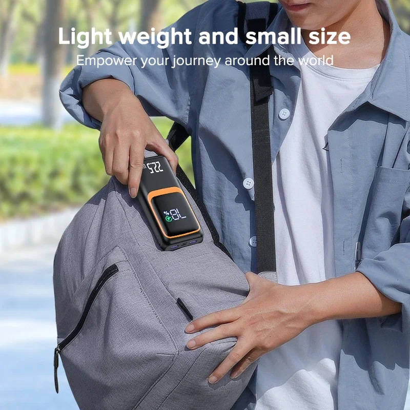 qoovi 20000mah batterie externe grande capacité de batterie pd 22.5w charge rapide chargeur portable pour samsung iphone xiaomi