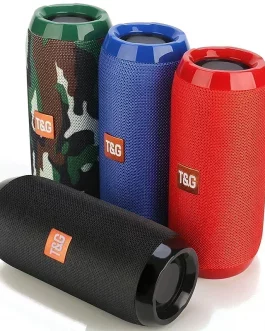 haut parleur portable sans fil, compatible bluetooth, caisson de basses, extérieur, étanche, stéréo, support surround, radio fmtf