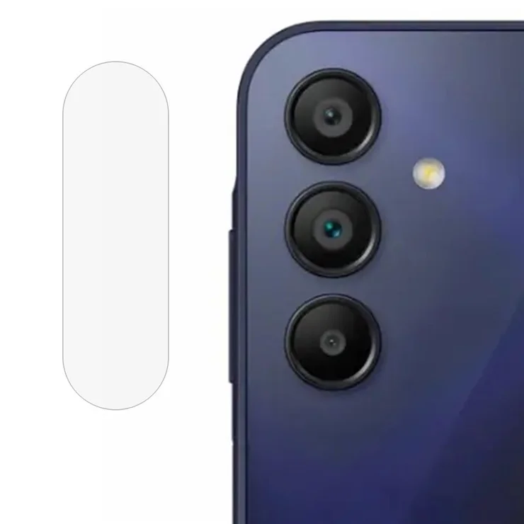 lentille de protection en verre trempé pour samsung a17