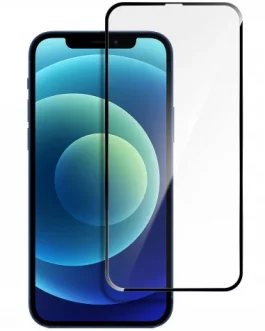 protection à bord noir verre trempé noir iphone 12/ 12 pro