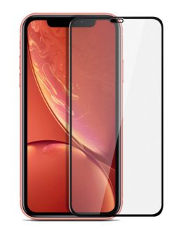 protection à bord noir verre trempé noir iphone xr/ 11