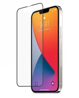 protection à bord noir verre trempé noir iphone 13