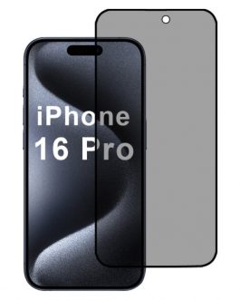 protection d'écran en verre trempé anti espion iphone 16 plus copy